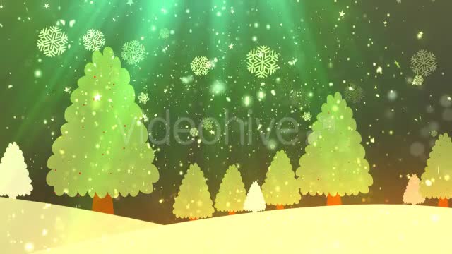 Christmas Tree Retro 1 Videohive 21088412 Motion Graphics Image 1