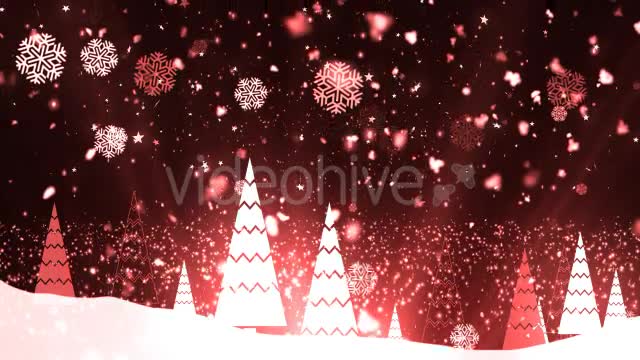 Christmas Tree Snowflakes 1 Videohive 20948285 Motion Graphics Image 1