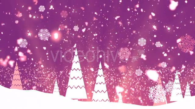 Christmas Tree Snowflakes 3 Videohive 20968528 Motion Graphics Image 3