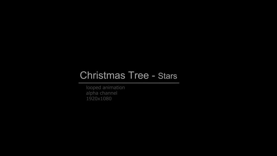 Christmas Tree Stars Videohive 13542076 Motion Graphics Image 1