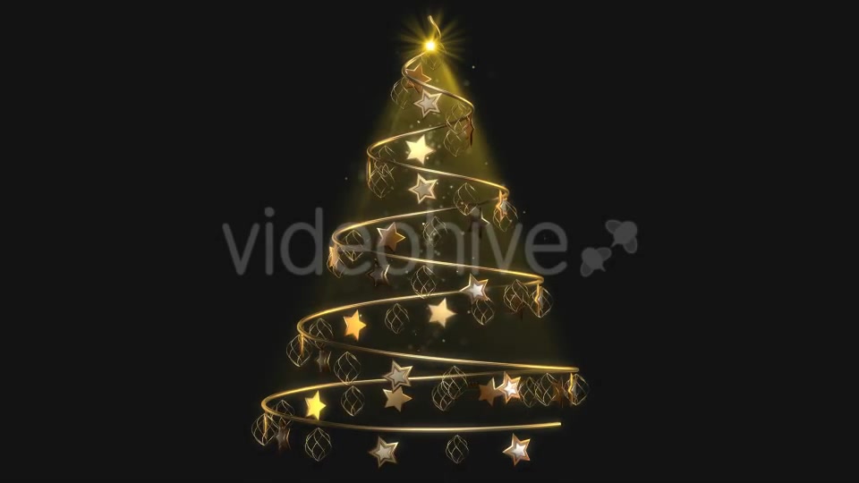 Christmas Tree Stars Videohive 13542076 Motion Graphics Image 2