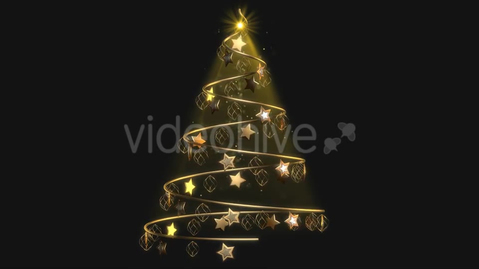 Christmas Tree Stars Videohive 13542076 Motion Graphics Image 3