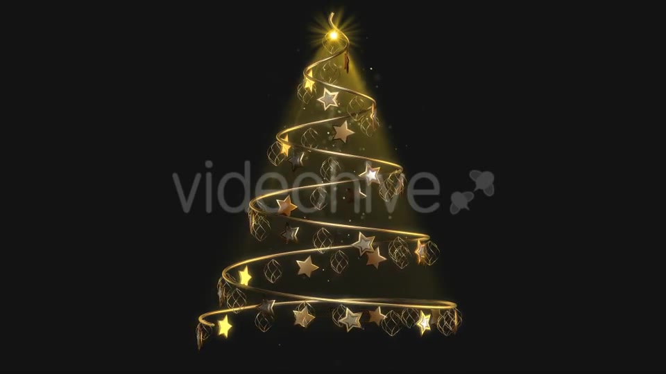 Christmas Tree Stars Videohive 13542076 Motion Graphics Image 5