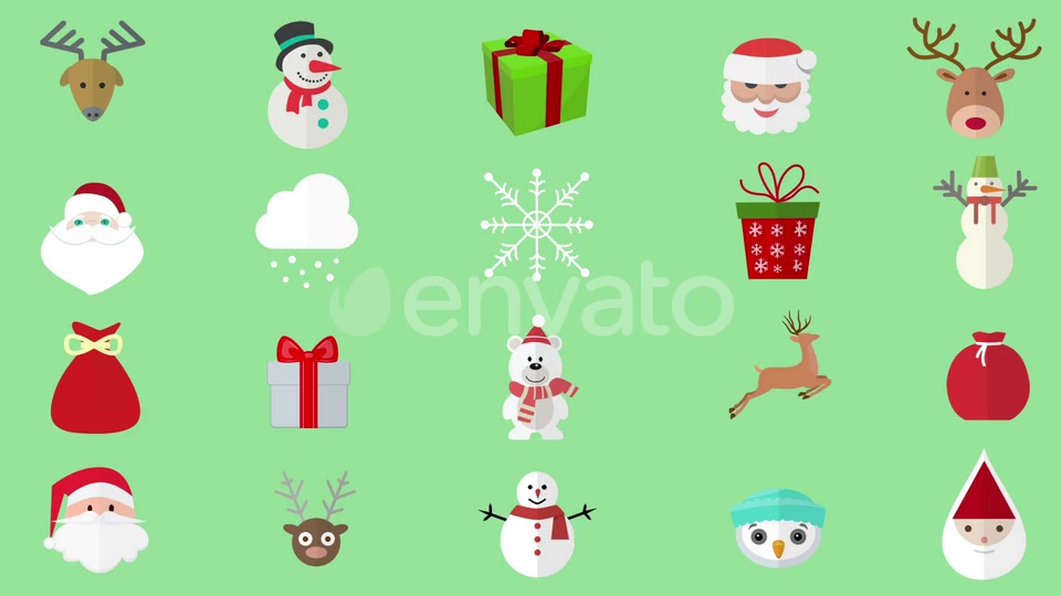 Christmas Winter Icon Elements Pack Videohive 22754132 Motion Graphics Image 10