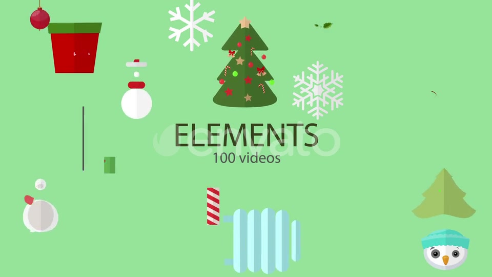 Christmas Winter Icon Elements Pack Videohive 22754132 Motion Graphics Image 3