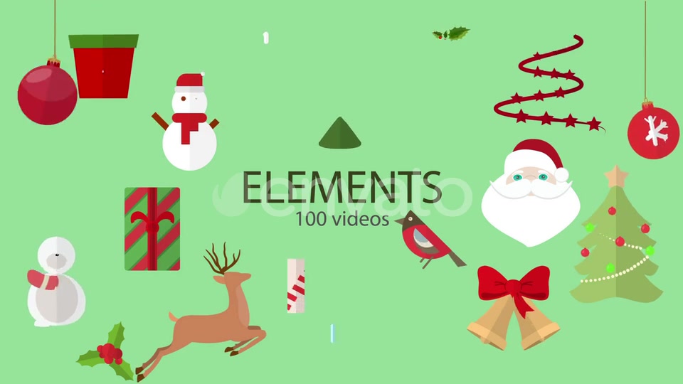 Christmas Winter Icon Elements Pack Videohive 22754132 Motion Graphics Image 4