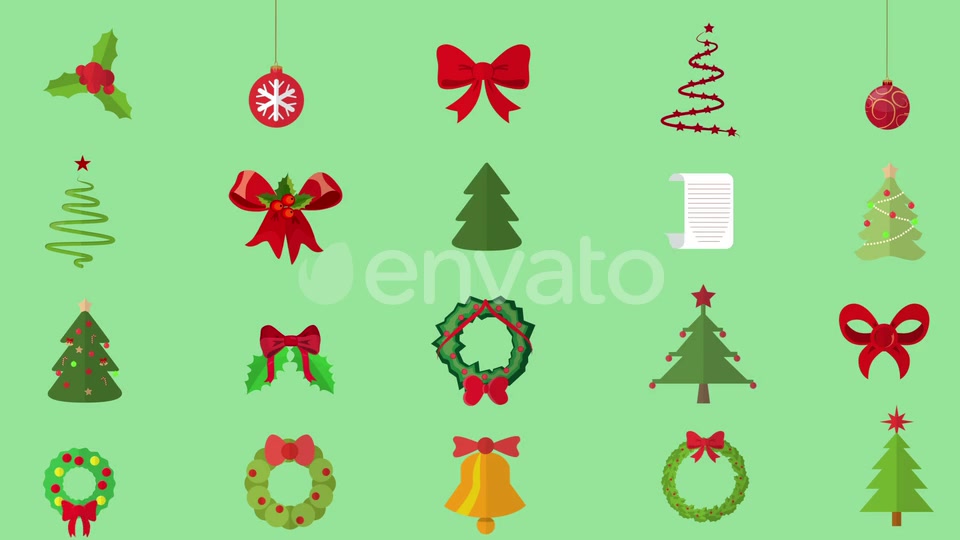 Christmas Winter Icon Elements Pack Videohive 22754132 Motion Graphics Image 6