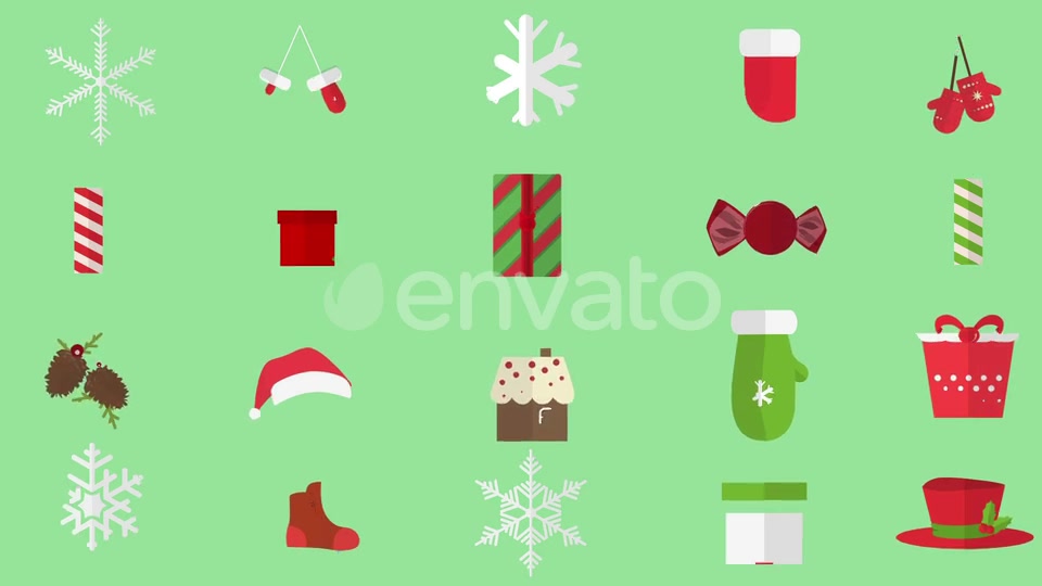 Christmas Winter Icon Elements Pack Videohive 22754132 Motion Graphics Image 9