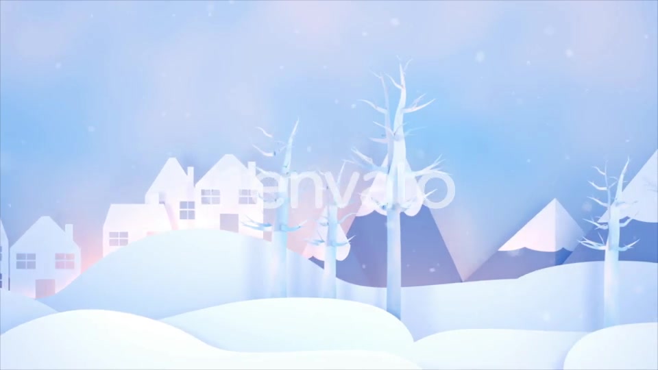 Christmas Winter Village Paper Art Videohive 22855518 Motion Graphics Image 4