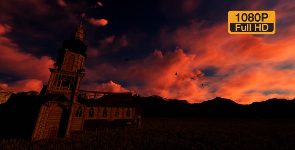Church and Mountain - Videohive 19456499 Download