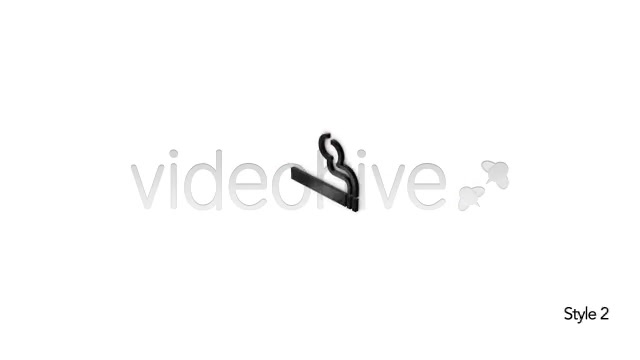 Cigarette No Smoking Symbol Animation 2 Styles Videohive 5237475 Motion Graphics Image 5