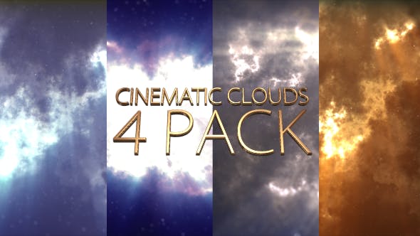 Cinematic Clouds 4 Pack - Videohive 13957376 Download
