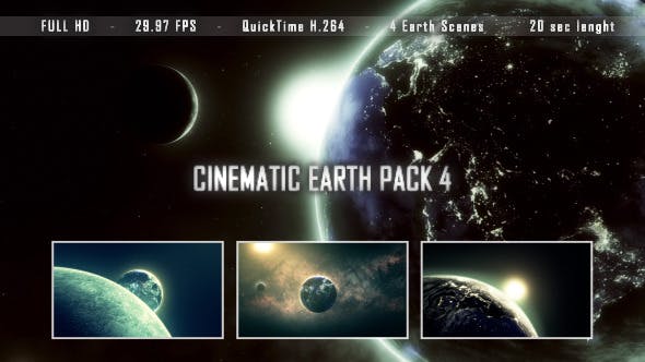 Cinematic Earth Pack 4 - Download 8941815 Videohive