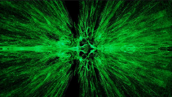 Cinematic Green Particles Loop - Videohive Download 20875913