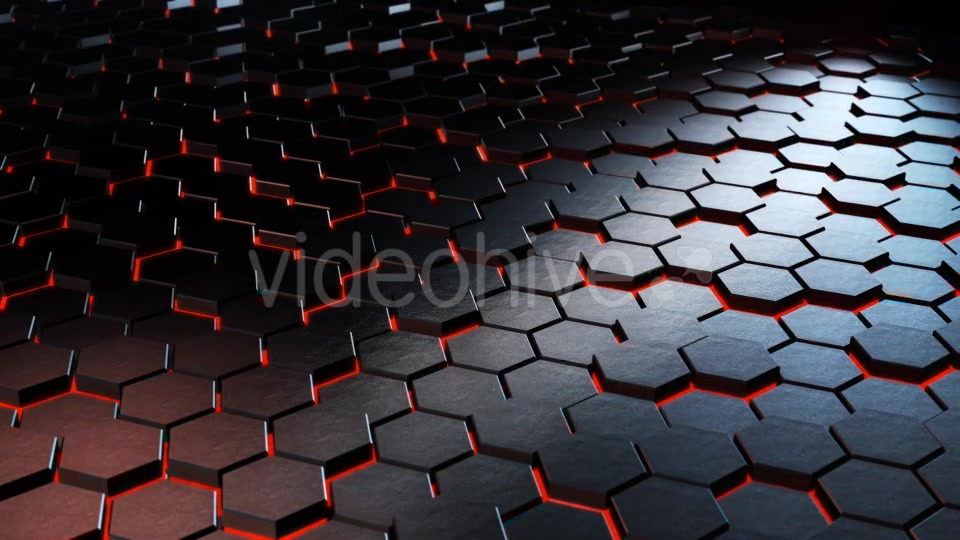 Cinematic Hexagons Red Pack Videohive 19645345 Motion Graphics Image 10