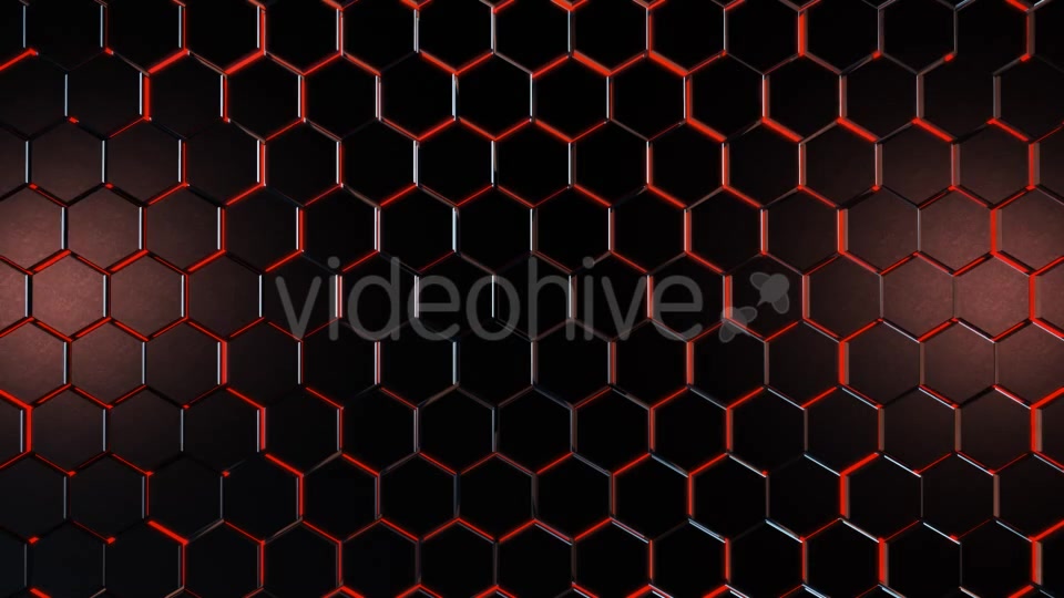 Cinematic Hexagons Red Pack Videohive 19645345 Motion Graphics Image 11