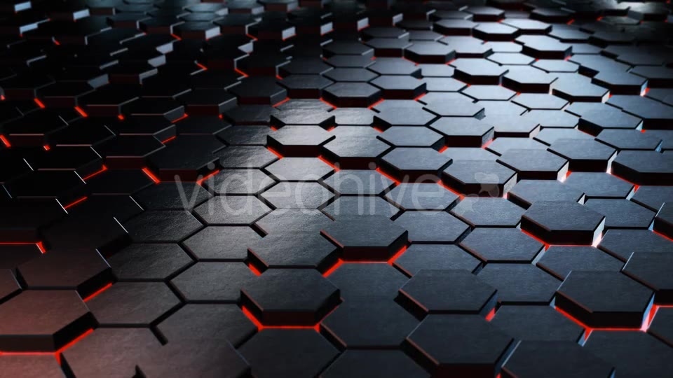 Cinematic Hexagons Red Pack Videohive 19645345 Motion Graphics Image 3