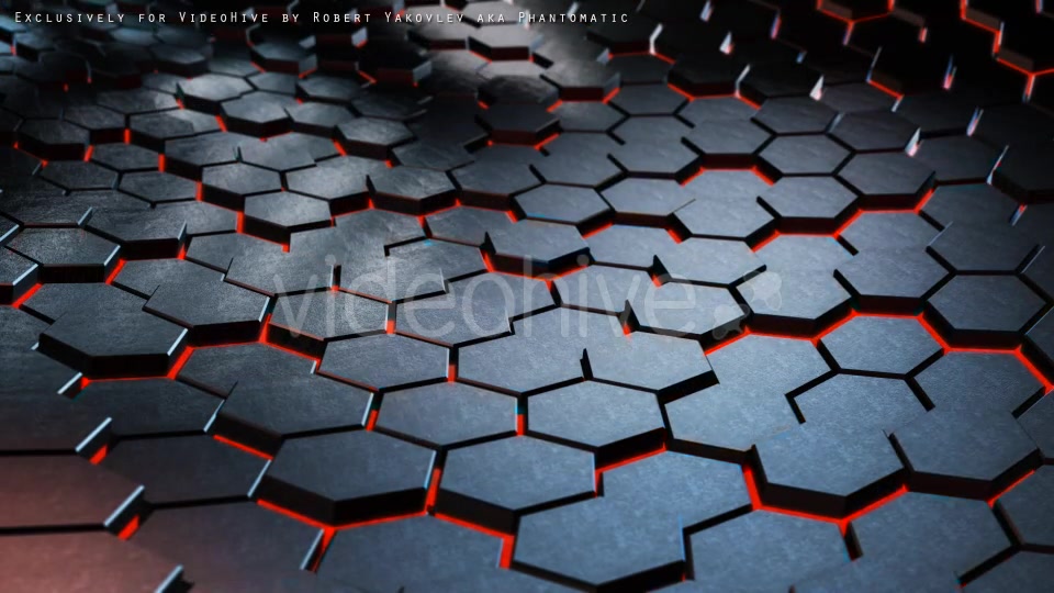 Cinematic Hexagons Red Pack Videohive 19645345 Motion Graphics Image 4