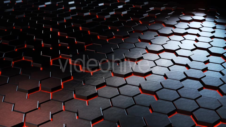 Cinematic Hexagons Red Pack Videohive 19645345 Motion Graphics Image 9