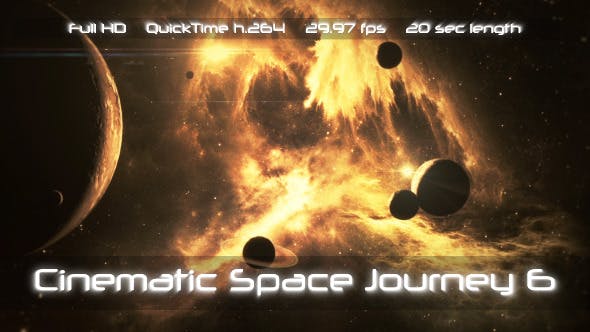 Cinematic Space Journey 6 - 7609960 Videohive Download