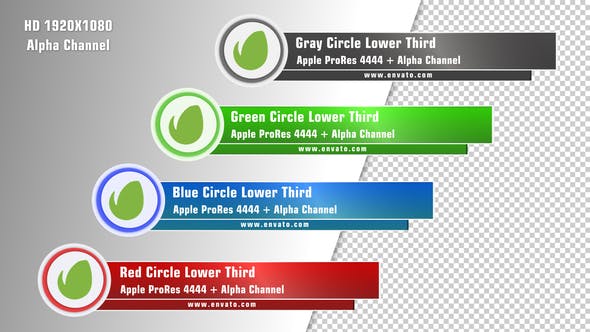 Circle Lower Third - Videohive 11183432 Download