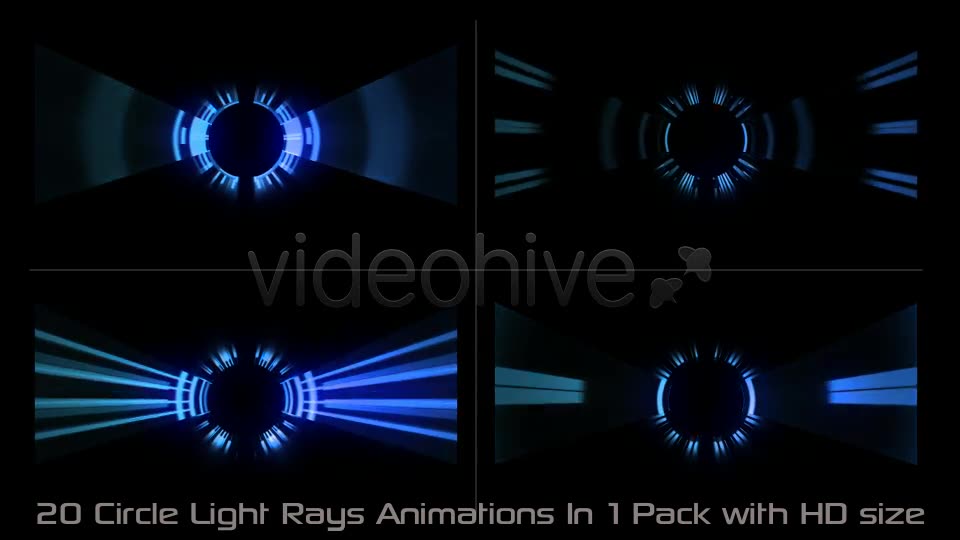 Circle Rays Elements Color Pack 01 Videohive 20797283 Motion Graphics Image 2