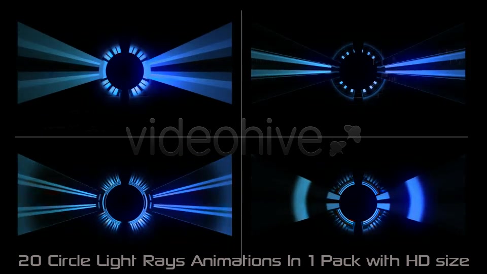 Circle Rays Elements Color Pack 01 Videohive 20797283 Motion Graphics Image 3