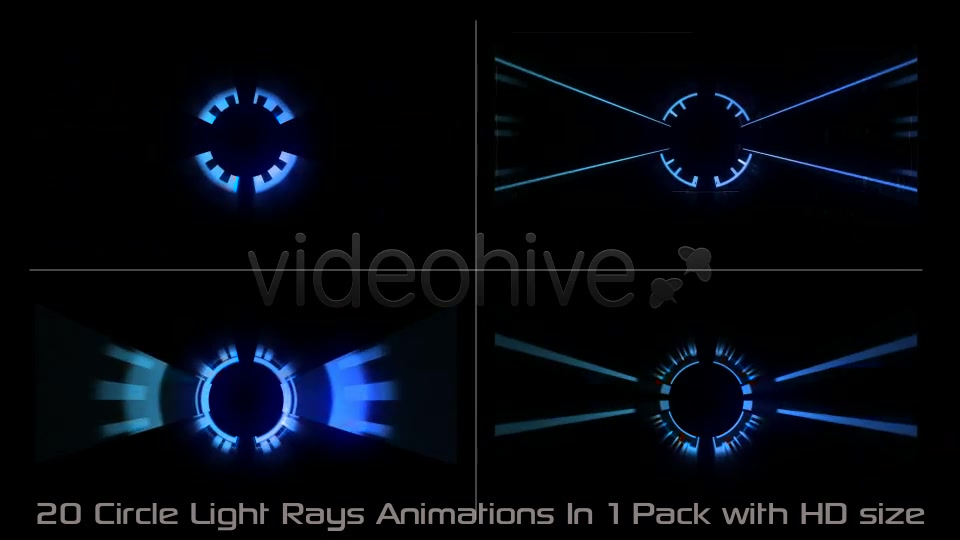 Circle Rays Elements Color Pack 01 Videohive 20797283 Motion Graphics Image 5