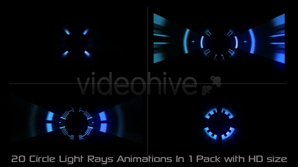 Circle Rays Elements Color Pack 01 Videohive 20797283 Motion Graphics Image 6