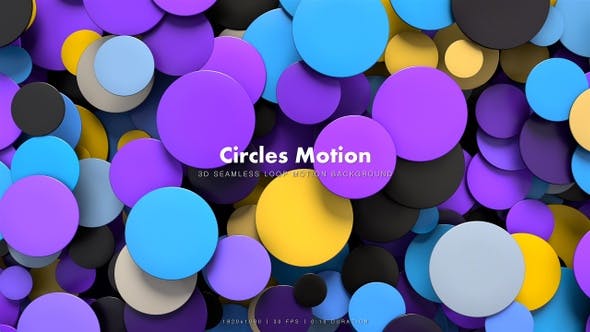 Circles Shapes Motion 3 - 23601048 Videohive Download