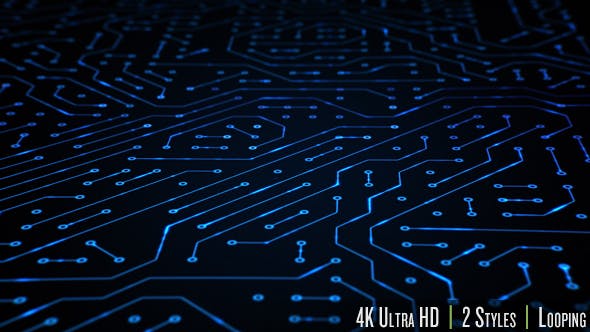 Circuit Board Closeup Loop 4K - Videohive 19768258 Download