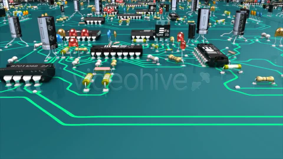 Circuit Board Technology Pack 02 (Pack of 3) Videohive 8038389 Motion Graphics Image 1