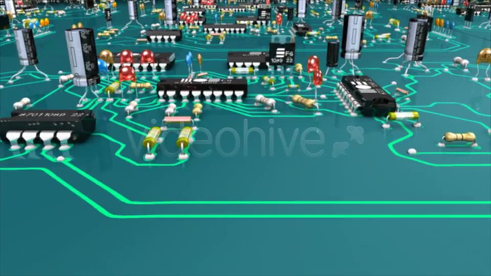 Circuit Board Technology Pack 02 (Pack of 3) Videohive 8038389 Motion Graphics Image 2