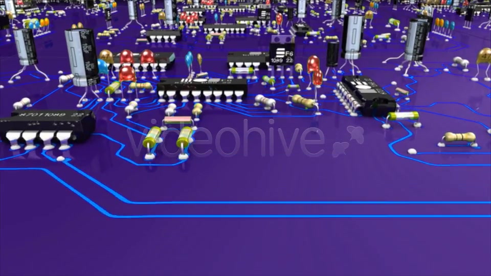 Circuit Board Technology Pack 02 (Pack of 3) Videohive 8038389 Motion Graphics Image 4
