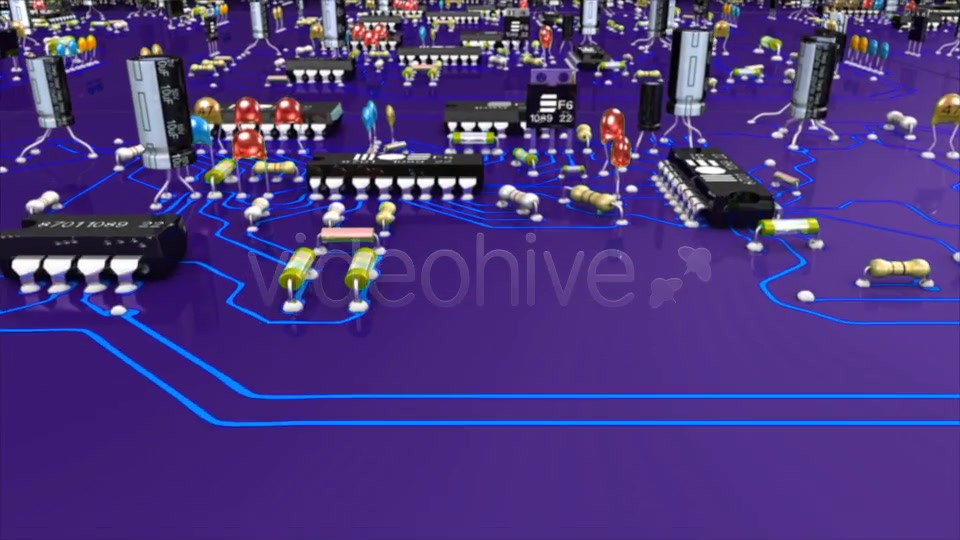 Circuit Board Technology Pack 02 (Pack of 3) Videohive 8038389 Motion Graphics Image 5