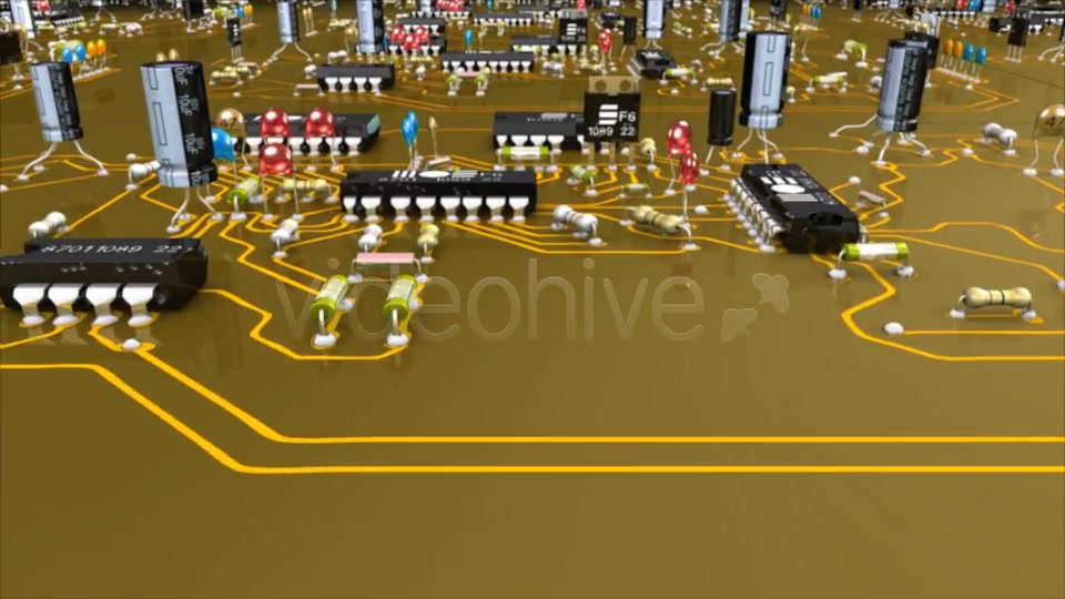 Circuit Board Technology Pack 02 (Pack of 3) Videohive 8038389 Motion Graphics Image 7