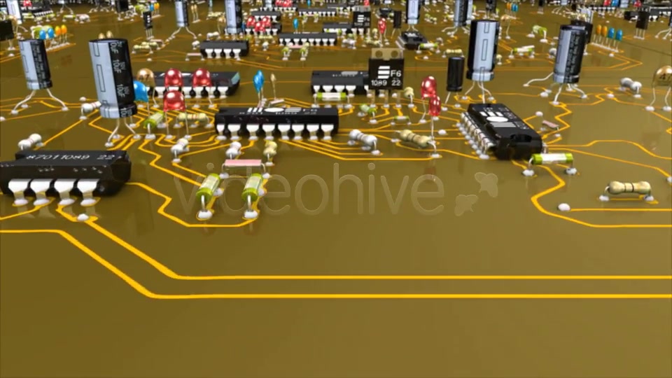 Circuit Board Technology Pack 02 (Pack of 3) Videohive 8038389 Motion Graphics Image 8