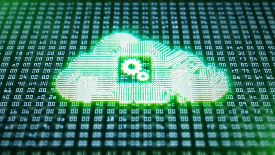 Circuit Cloud Computing on HEX Codes Videohive 21396718 Motion Graphics Image 7