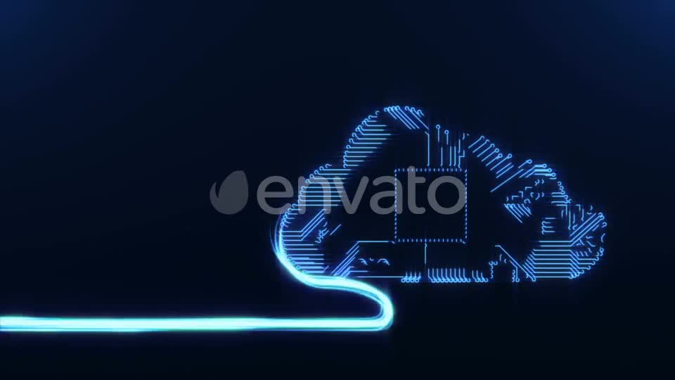 Circuit Cloud Computing Videohive 21665259 Motion Graphics Image 1