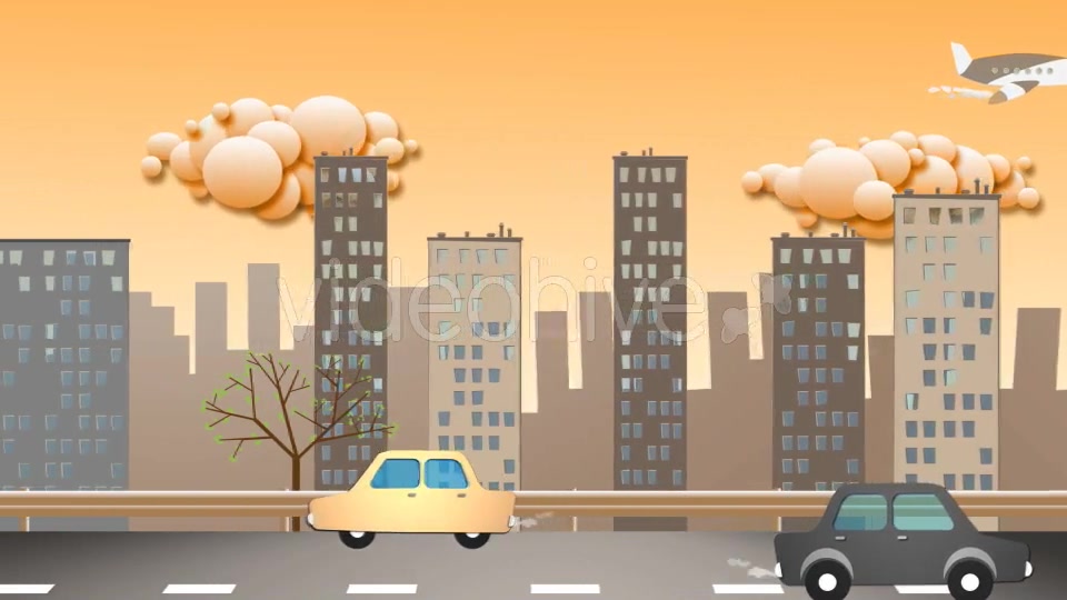 City Highway Cartoon Videohive 16071780 Motion Graphics Image 9