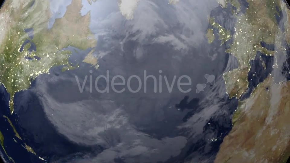City Lights On Earth From Space Videohive 9724705 Motion Graphics Image 2