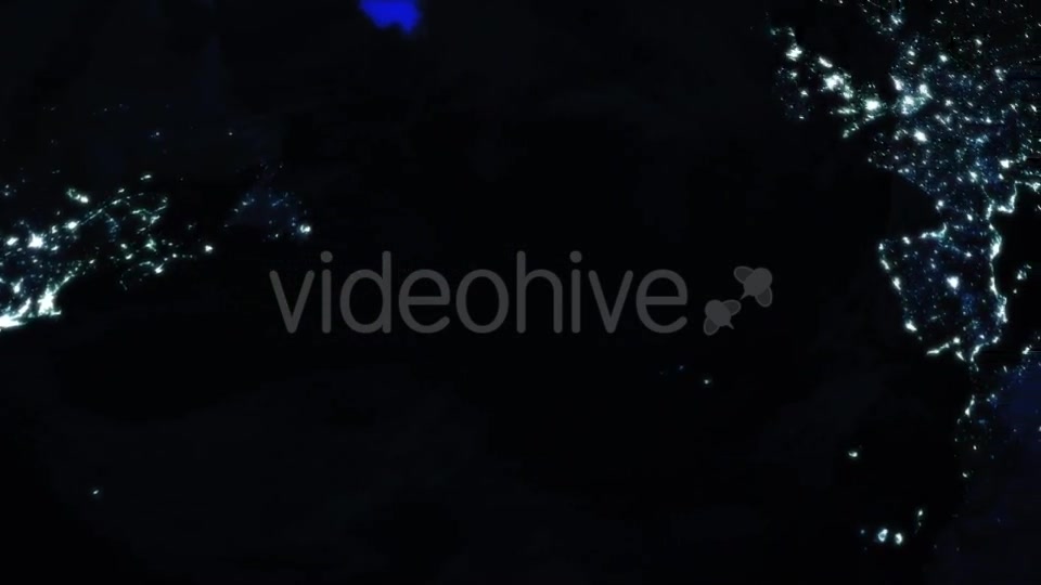City Lights On Earth From Space Videohive 9770002 Motion Graphics Image 10