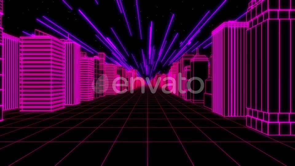City Night Colorful 03 Hd Videohive 23920962 Motion Graphics Image 1