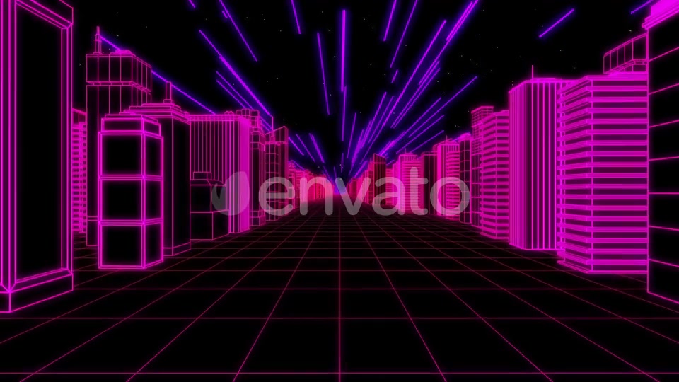 City Night Colorful 03 Hd Videohive 23920962 Motion Graphics Image 4