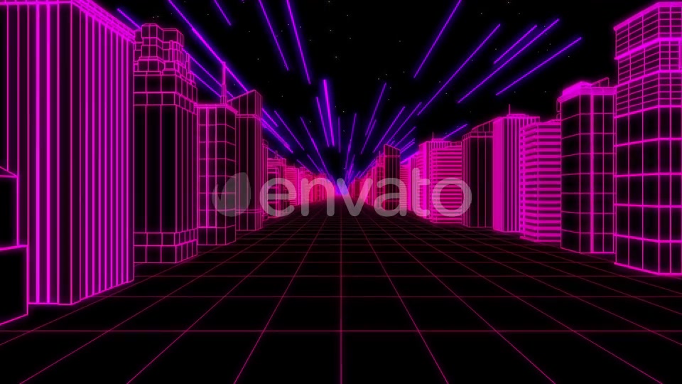 City Night Colorful 03 Hd Videohive 23920962 Motion Graphics Image 5