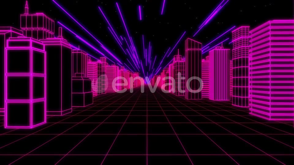 City Night Colorful 03 Hd Videohive 23920962 Motion Graphics Image 7