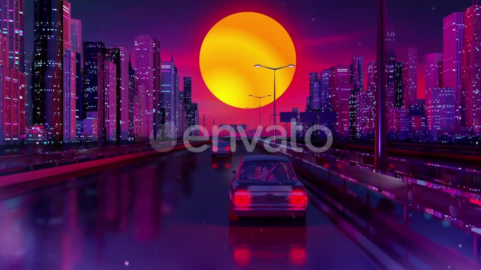 City Night Driving Videohive 24203490 Motion Graphics Image 1