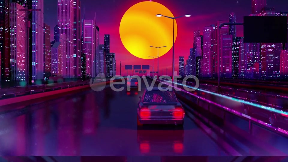 City Night Driving Videohive 24203490 Motion Graphics Image 3