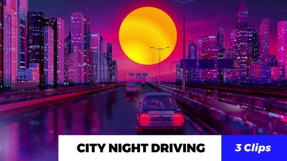 City Night Driving - 24203490 Videohive Download