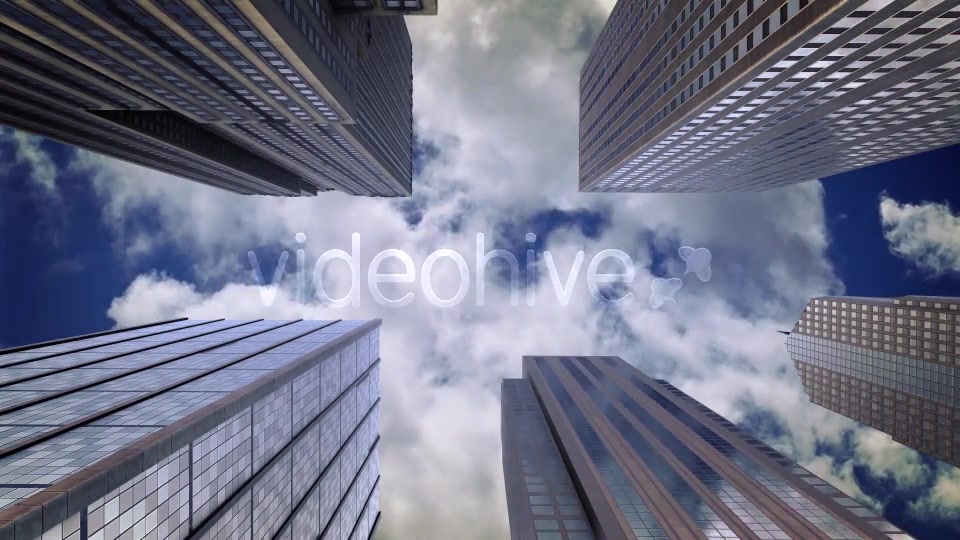 City Skyscrapers, Sky and Clouds Motion Background Videohive 13876171 Motion Graphics Image 6
